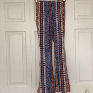 Multi-colored bell bottom